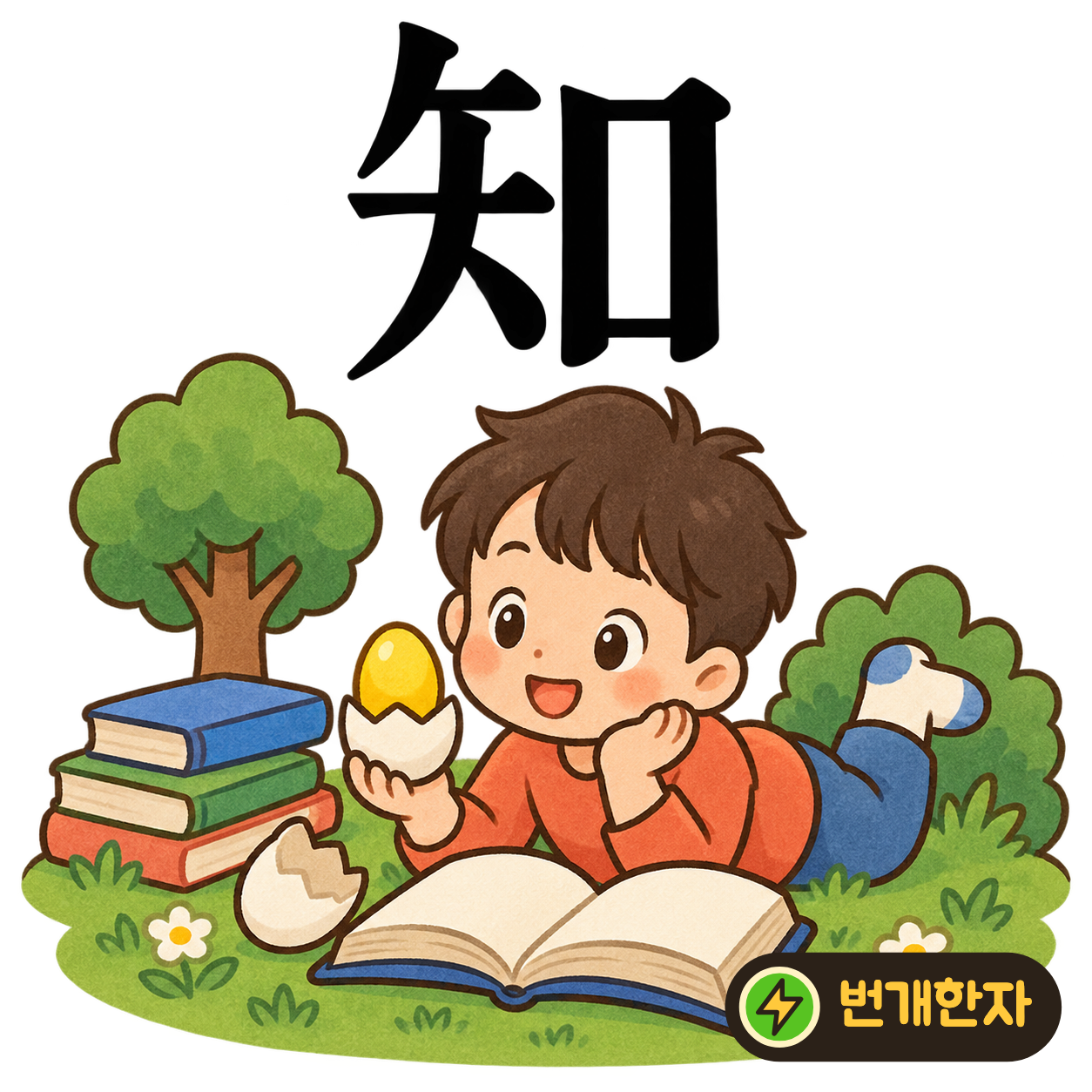 知: 화살 矢 옆에 입 口가 있어요. 목표를 정확히 알듯 아는 답을 입으로 말해요. (기억 그림)